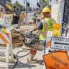 StreetsLA Work on Pasadena Ave