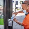 Transit Shelter Hand Sanitizers